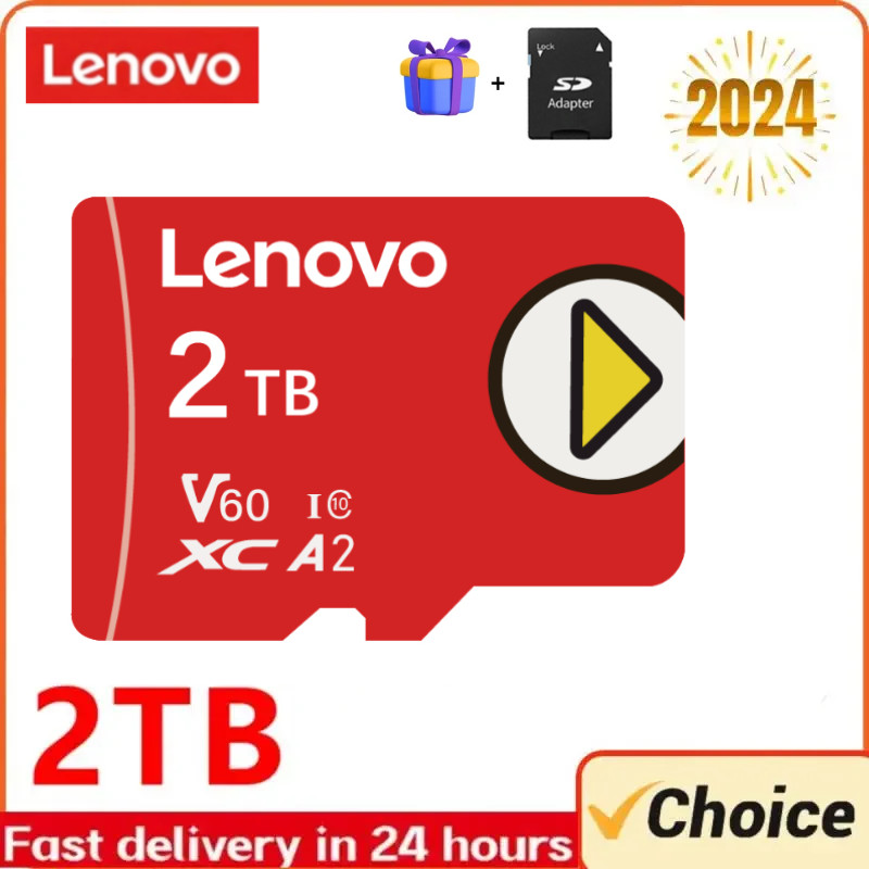 Lenovo 2TB 1TB Class10 Micro TF SD Card Original Memory Card A2 512GB