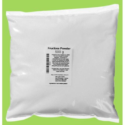 Bubuk Fruktosa 500 g Fructose Powder Serbuk Gula Fructosa Kristal