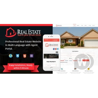 Real Estate Custom Script - Script PHP Website