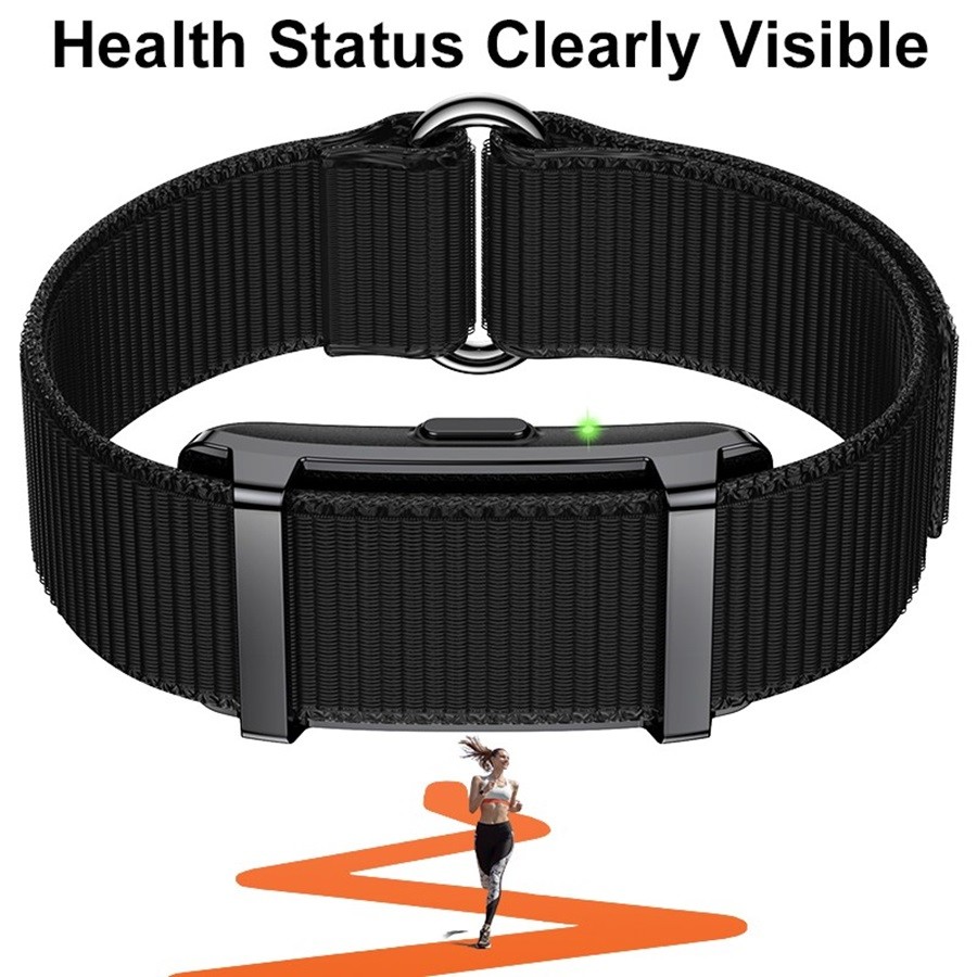 Screenless Smartband Unobtrusive Wearing 3 ATM Waterproof Fitness Tracker GPS Smart Bracelet Health