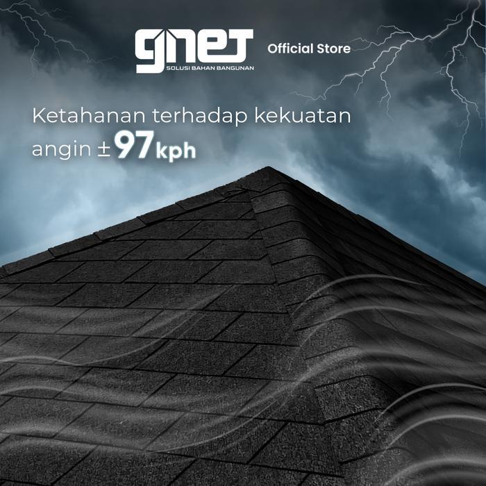 TERLARIS GNET Atap Shingles - Genteng Atap Bitumen Asphalt Premium READY