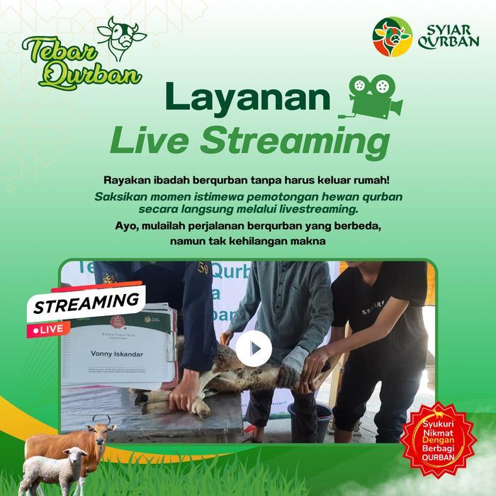 TERLARIS Domba Kambing atau Sapi 1/7 Tebar Qurban Full Distribusi Hewan Qurban