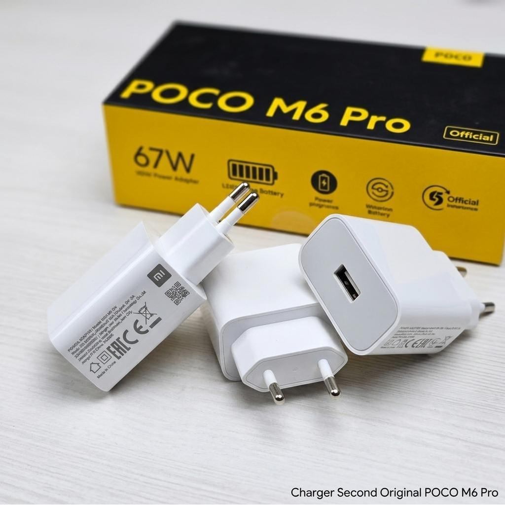 Charger HP Xiaomi MDY-11-EP Original Second 22.5W POCO M6 Pro