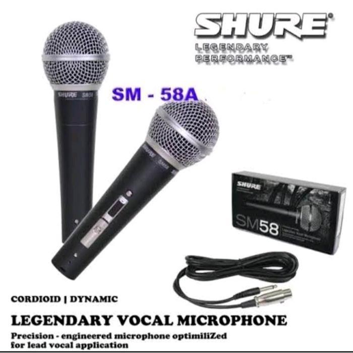 MIC KABEL SHURE SM 58 VOKAL DYNAMIC