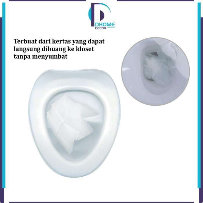 Dh C1297 Cover Dudukan Toilet Disposable Seat Penutup Higenis Sekali Pakai