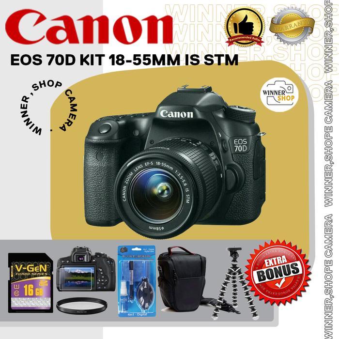Canon Eos 70D Kit 18-55Mm Is Stm Terbaru 