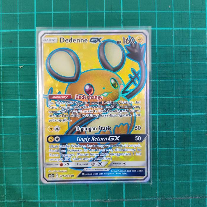 Dedenne GX SR 225/205 ac3a - Pokemon TCG Indonesia