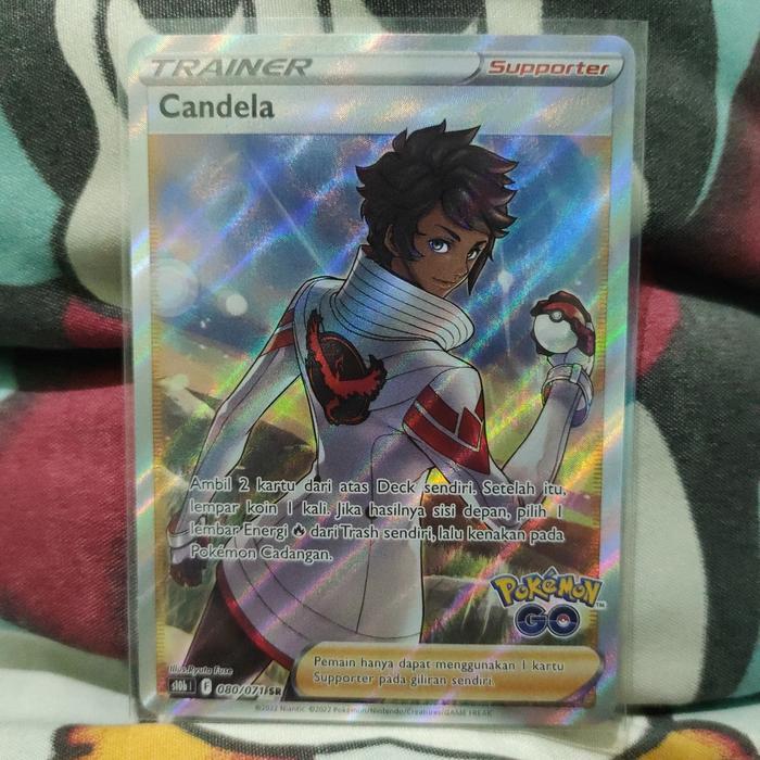 Pokemon TCG Indonesia Trainer Candela S10b 080/081 SR Pokemon Go POGO