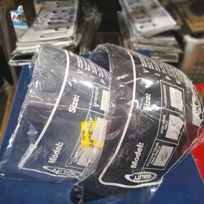 READYY Kaca Viper/ Visor helm Viper warna Hitam&putih murah Untuk semua helm Viper - Cocok untuk Car