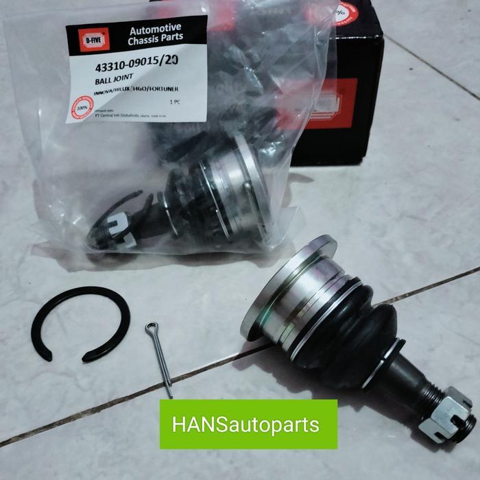 ball joint atas innova Fortuner Hilux Vigo merk dfive Thailand