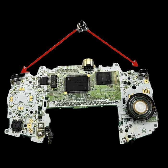 gameboy advance classic klasik trigger switch L R replacement gba