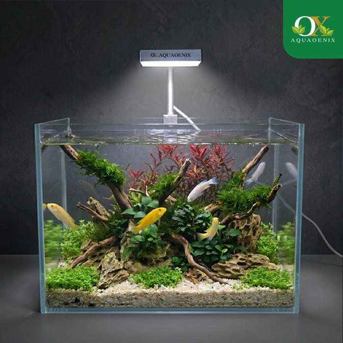 Lampu led aquarium mini 8 watt lampu cupang lampu aquarium mini
