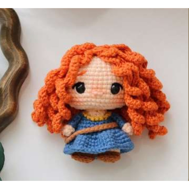 Little Merida Pattern {Amigurumi/Crochet Pattern}