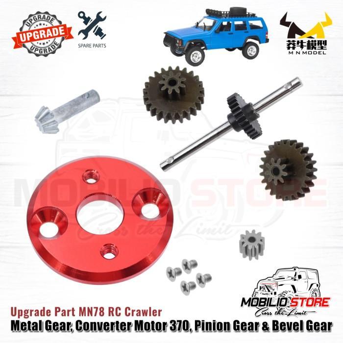Upgrade Part Mn78 Metal Gear Converter 370 Pinion & Bevel Gear Mn 78