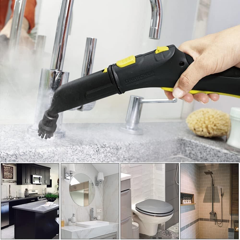 Nylon Round Brushes for Karcher, Krcher Round Brush Set, Steam Cleaning Brush, Steam Cleaner Karcher