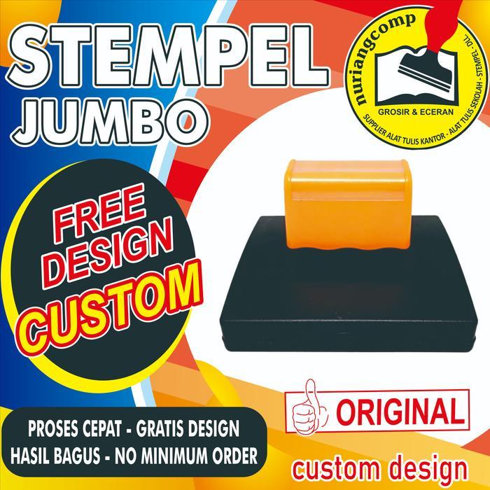 stempel flash ukuran jumbo / stempel jumbo / stempel buat kardus