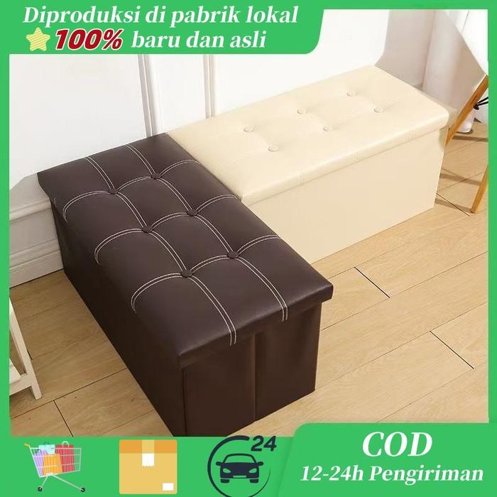 Sofa Storage Box, Kotak Penyimpanan Sofa, Bangku Storage, Sofa Box, Storage Multifungsi, Kotak Lipat