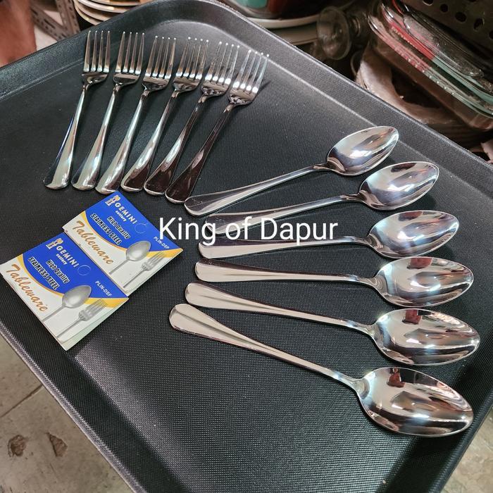 Terlaris Sendok Makan Garpu Makan GEMINI Dinner Spoon Dinner Fork
