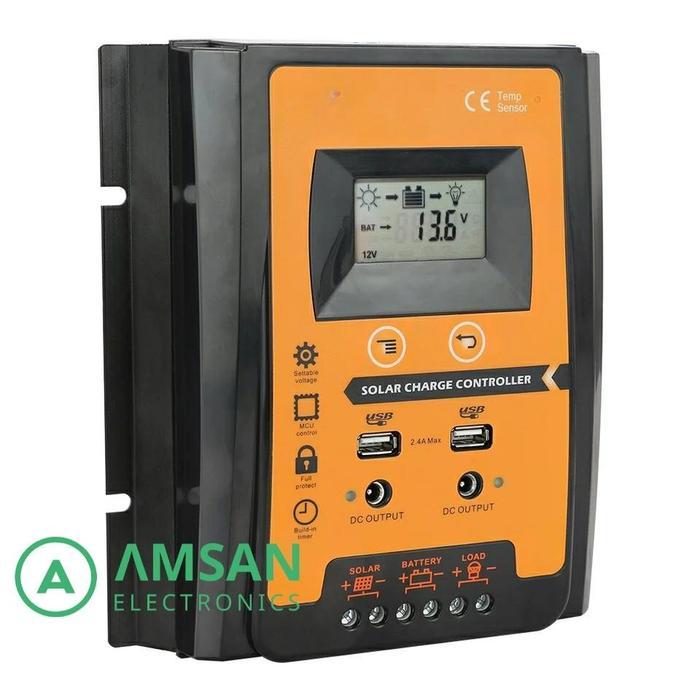 NEW PRODUCT POWMR MPPT PWM SOLAR CHARGER CONTROLLER SCC PVSC 30A IP32 DUAL USB