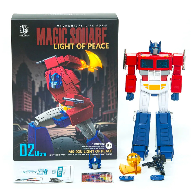 In Stock MSTOYS MS02 Ultra Action Figure MP Scale Optimus Prime 2.0 Deluxe Coating Transformable Toy