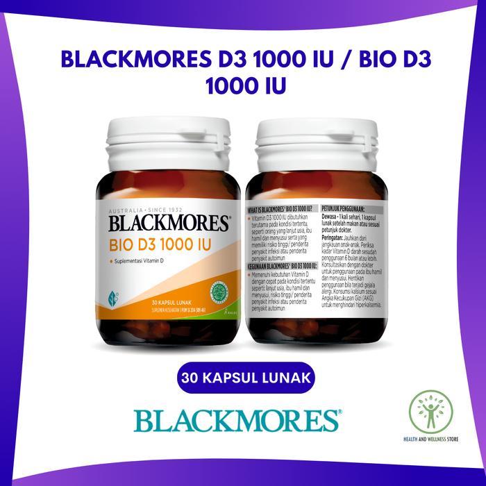 Promo Blackmores Bio D3 1000 Iu 30 Tablet Vitamin D3 1000 Iu D3 Blackmores Original