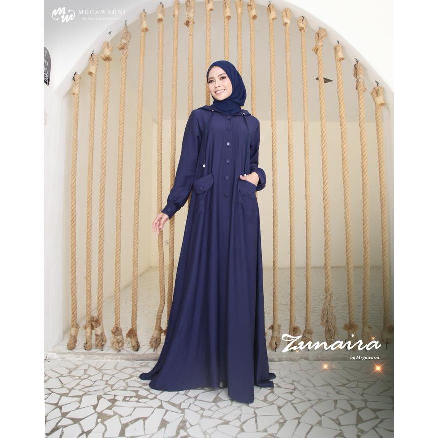 ZUNAIRA GAMIS SYAR'I DRESS ONLY by MEGAWARNI Lembut Muslim Wanita Remaja