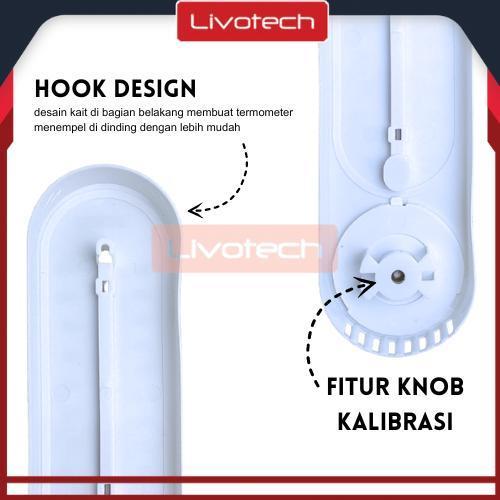 BION Termometer Higrometer Ruang Thermometer Hygrometer Analog Raksa DYWSJ