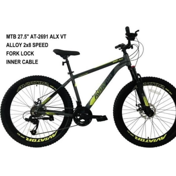 Sepeda MTB 27.5 inch Aviator 2691 ALX alloy khusus GO-SEND
