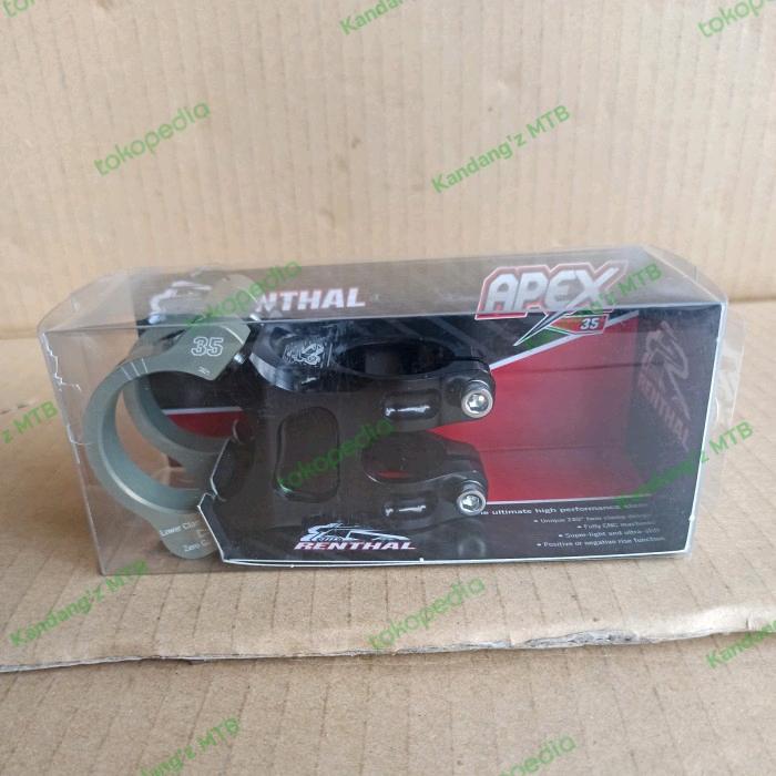 STEM SEPEDA MTB AM ENDURO RENTHAL APEX CLAMP 35 MM PANJANG 50 MM BEST SELLER