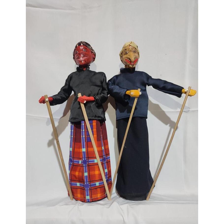 Wayang Golek Si cepot dan Dewala/Petruk 2 PCS