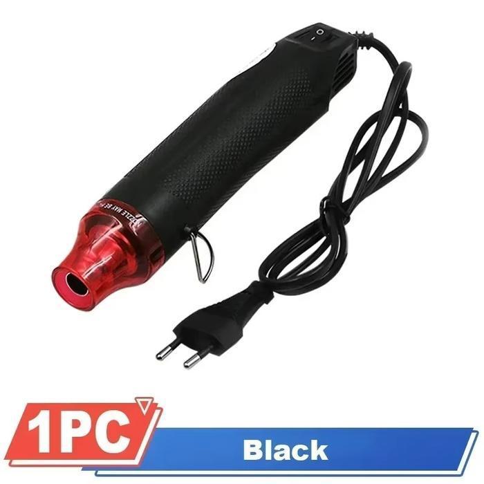 Blower Mini Pemanas Heat Gun Hot Air Taffware QST-220 Blower Panas Low Watt 220V 300W - Hitam