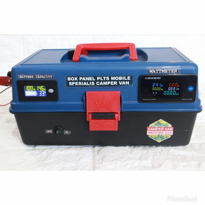 box panel portable PLTS campervan edition miMax flexible panel surya - box panel saja
