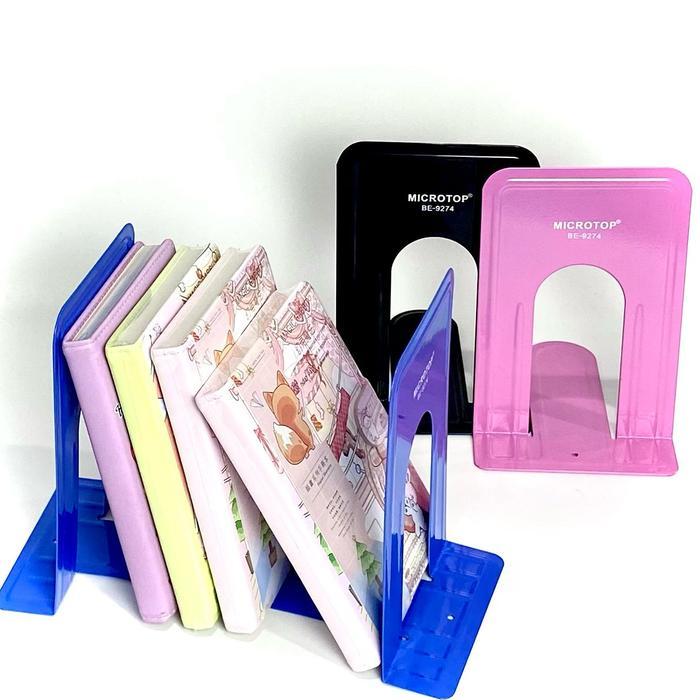 Diskon Bos Pembatas Buku Besi / Metal Bookends / Bookend / Penahan Buku / Penyangga Buku / Penyekat