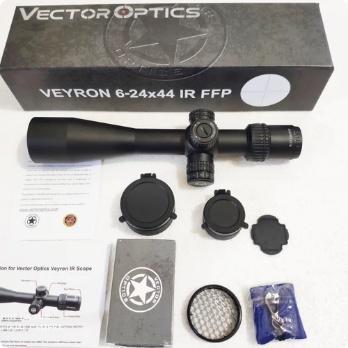 teleskop terbaru vector VEYRON 6-24X44 IR FFP bisa nyala