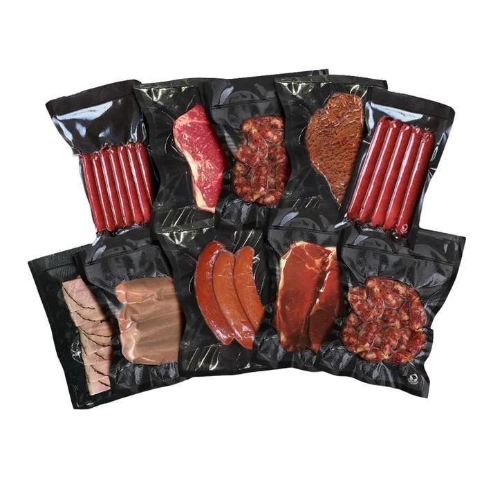 [Pack] Plastik Vacuum Vacum Bag Embossed Hitam Vakum Bag Delkochoice