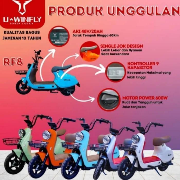SEPEDA LISTRIK UWINFLY RF 8 | RF8