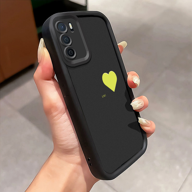Casing Hp OPPO A16 OPPO A16s OPPO A54s Case Casing pola hati warna polos HP Cesing mata langit tangg