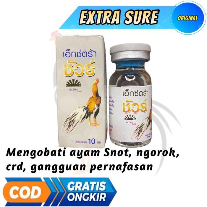 Ready Extra Sure obat ayam snot, ngorok inject 10ml