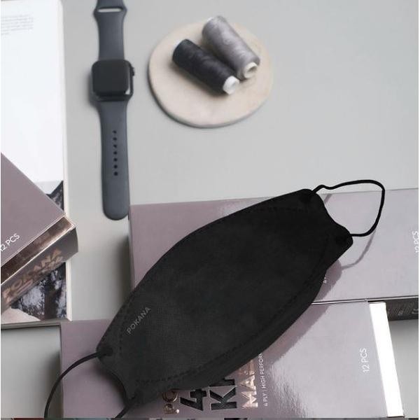 New Pokana 4D KF94 Mask / Masker Pokana 4D KF94 isi 12 pcs