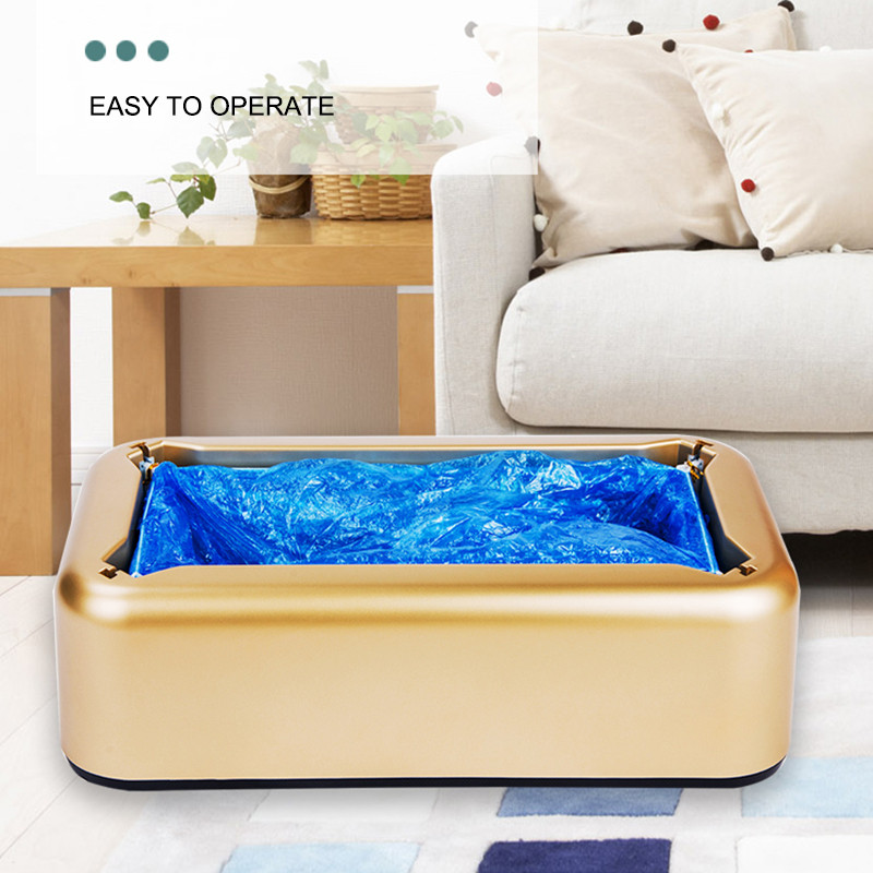 Automatic Shoe Cover Dispenser Shoe Cover Machine Boot Cover Device For 18-48 Size Home Shop And Off