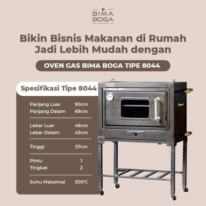 Ready BIMA Oven Gas Type 8044 Oven Kue Oven Gas Murah