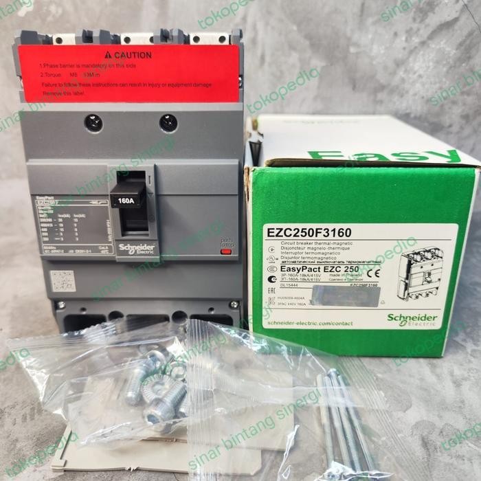 Mccb Schneider ezc250f 160A