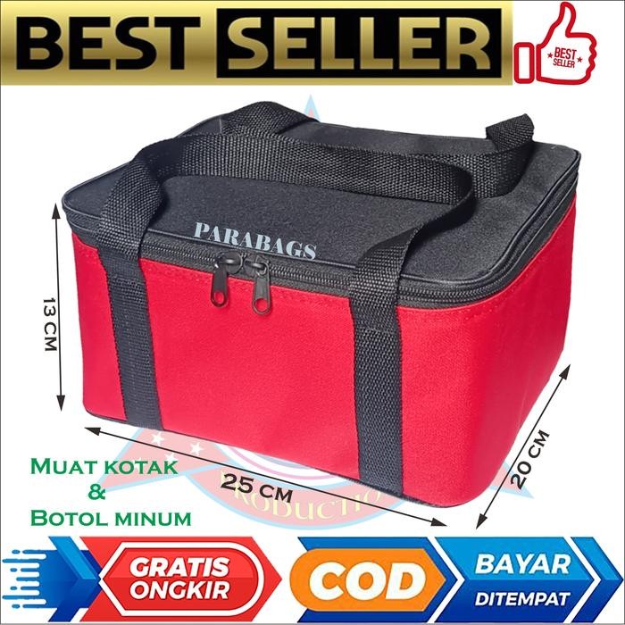 TERLARIS Tas Bekal Makanan D300 Import Full Lapis Aluminium Foil Tebal Tahan Panas/Dingin Pria tas