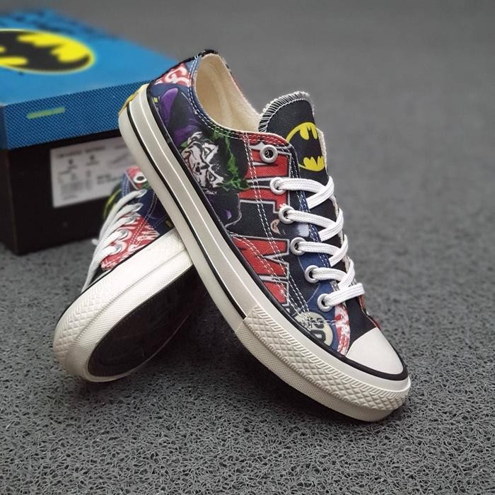 Sepatu Converse 70s X batman joker low 38-43 import quality