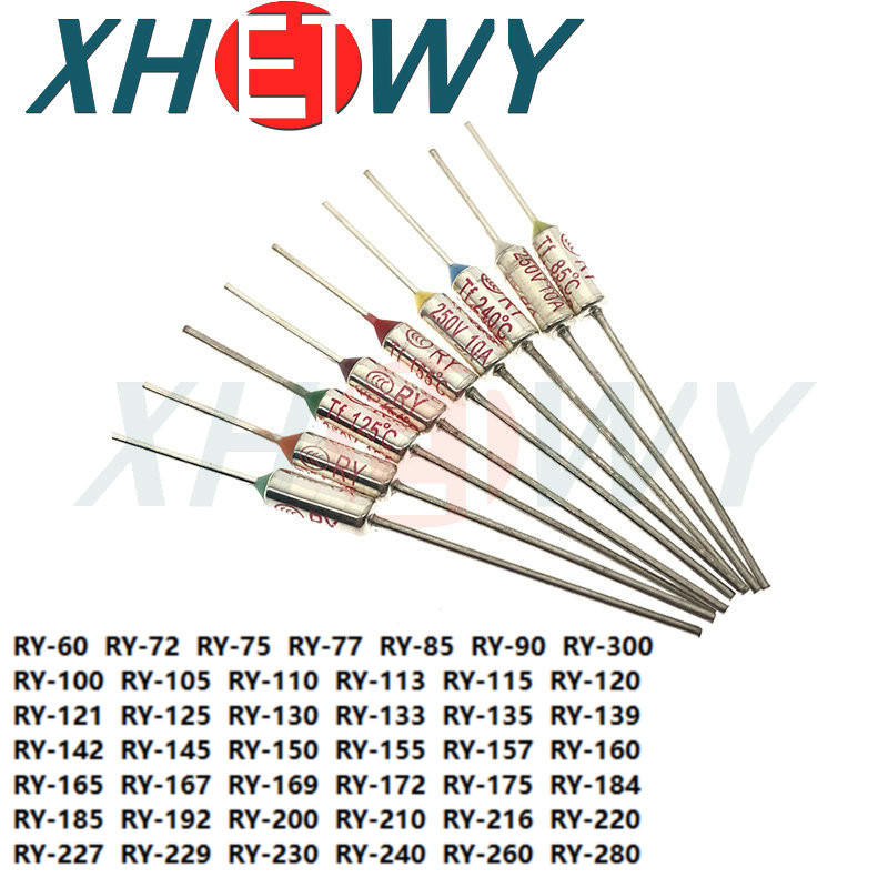 Electric rice cooker TF temperature fuse thermal protection 10A 250V RY-142 155 169 172 185 192 216