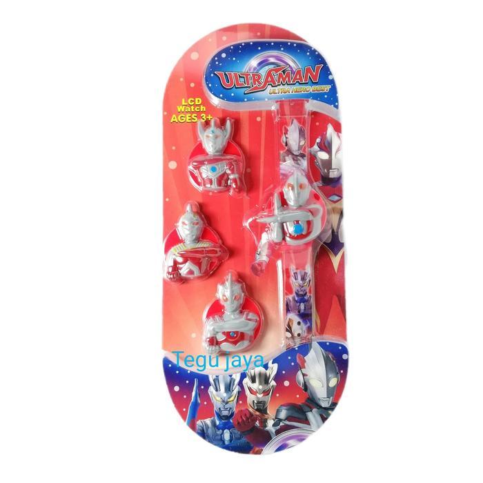 JAM TANGAN ANAK LAKI LAKI KARAKTER 4 IN 1 ULTRAMAN TG0069 GROSIR MURAH