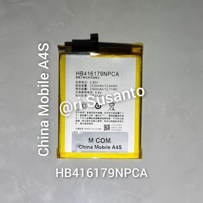 BATERAI MCOM FOR CHINA MOBILE A4S HB416179NPCA ORIGINAL