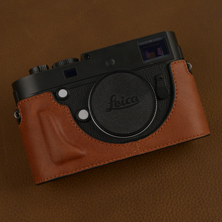 Handmade Genuine Leather Camera case Video Half Bag For Leica M240-P M240 M262 M246 TYP246 MM M-D ME