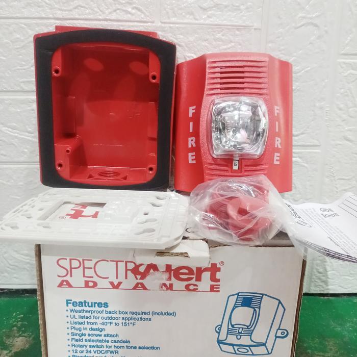 SISTEM SENSOR P2RK HORN/STROBE 2W STD CD RED AUTDOOR