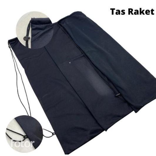 TAS RAKET BULUTANGKIS KAIN SERUT MURAH WARNA - MUAT 3 RAKET